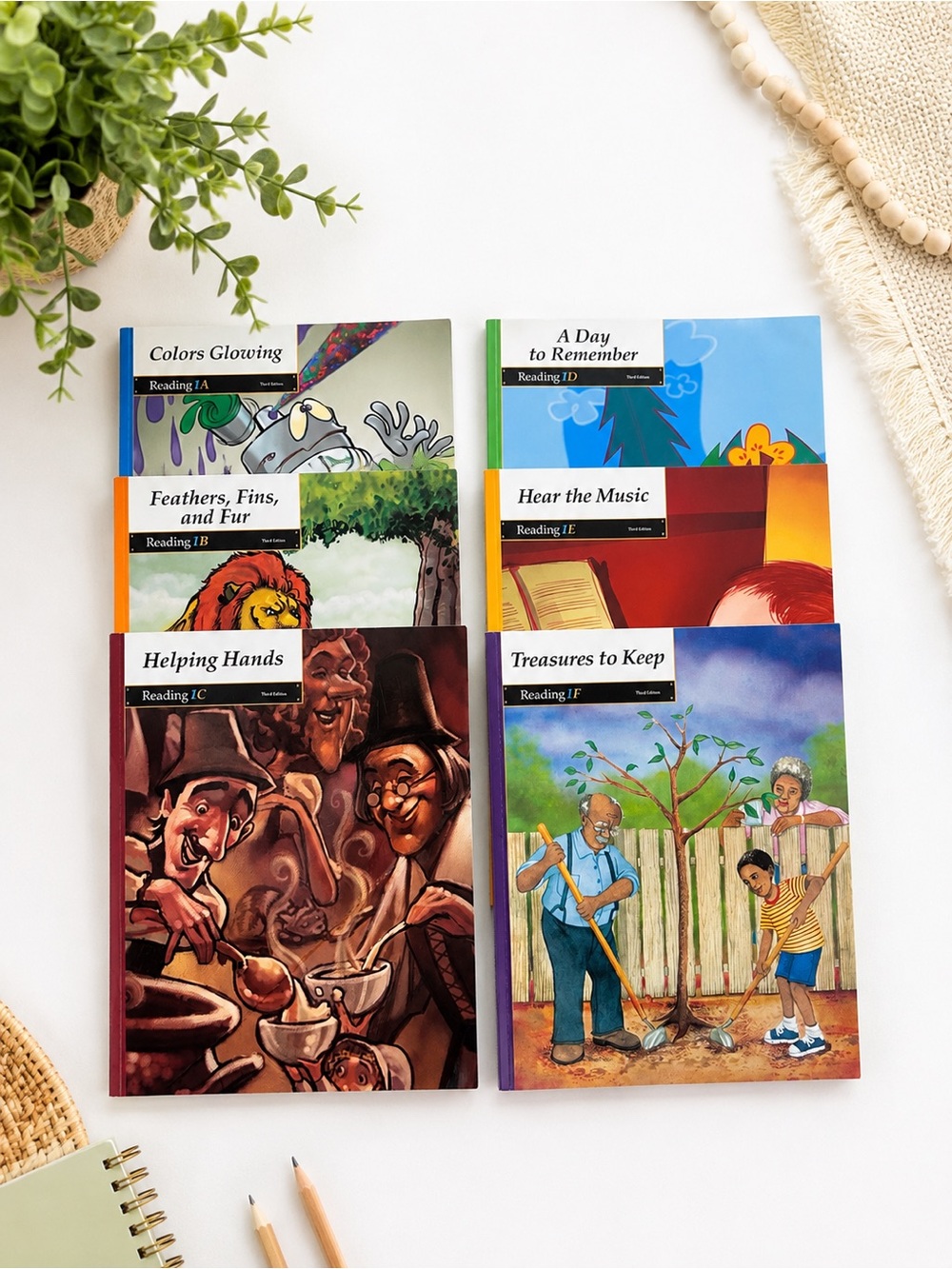 BJU Press Reading 1A-1F Readers Set | Grade 1 | 3rd Edition | Complete 6 set